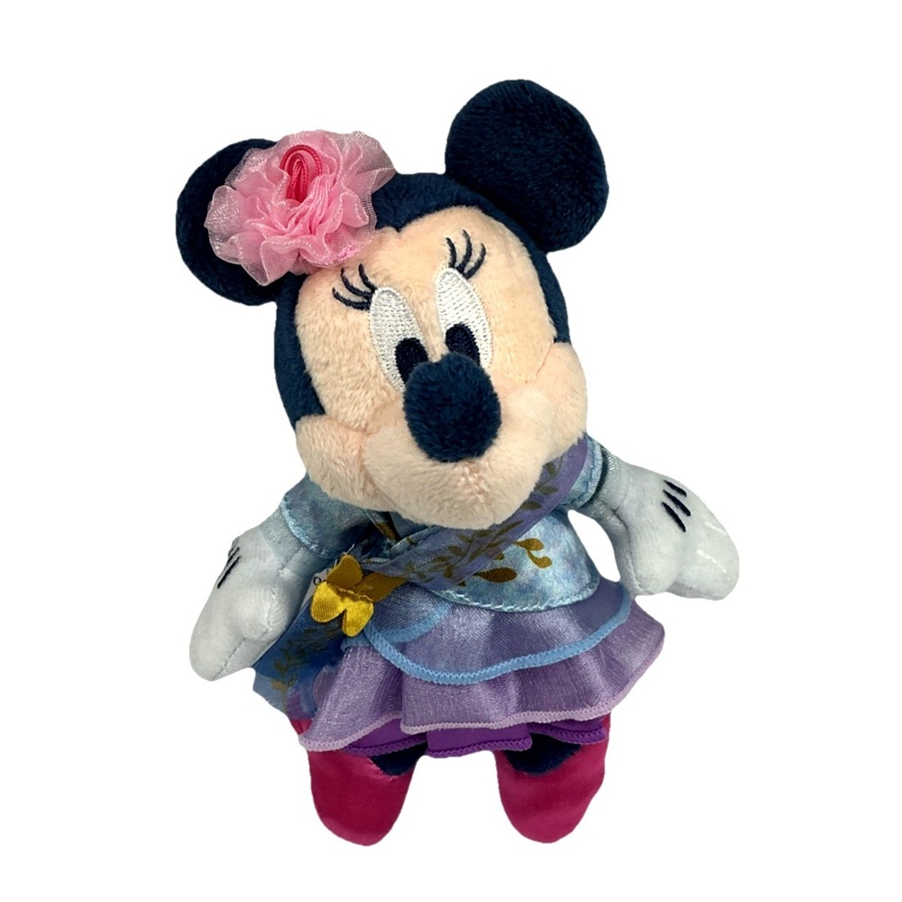 Tokyo DisneySea Fantasy Springs Hotel Minnie Mouse Plush Keychain Disney Japan‎